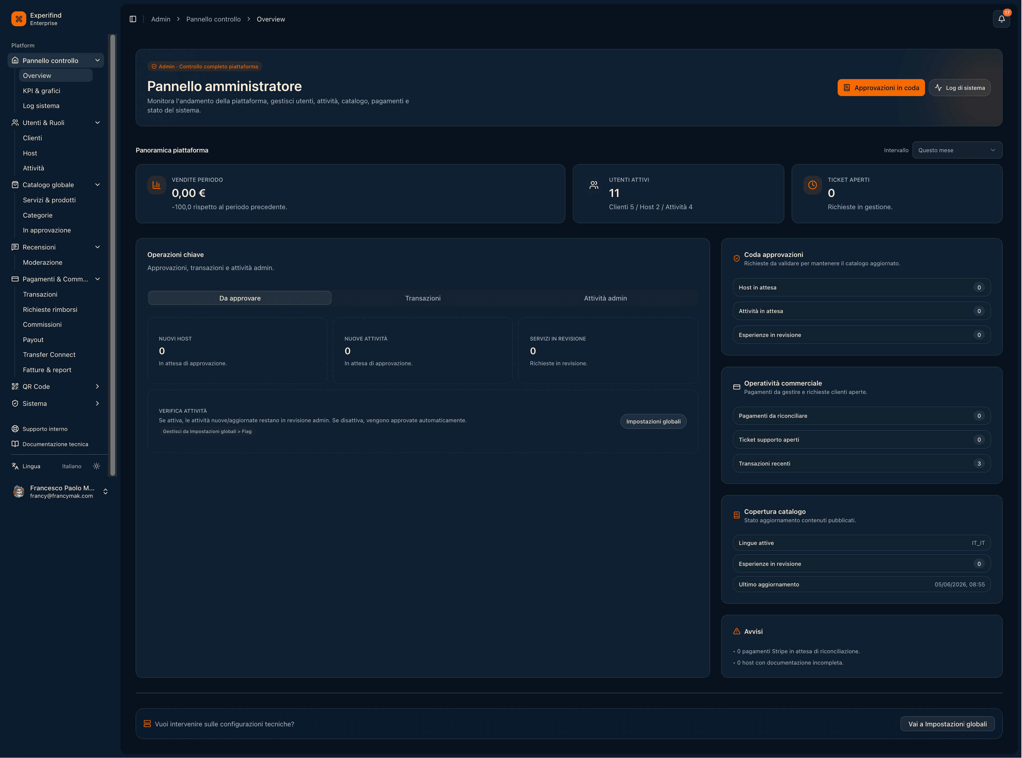 Experifind Mobile screenshot