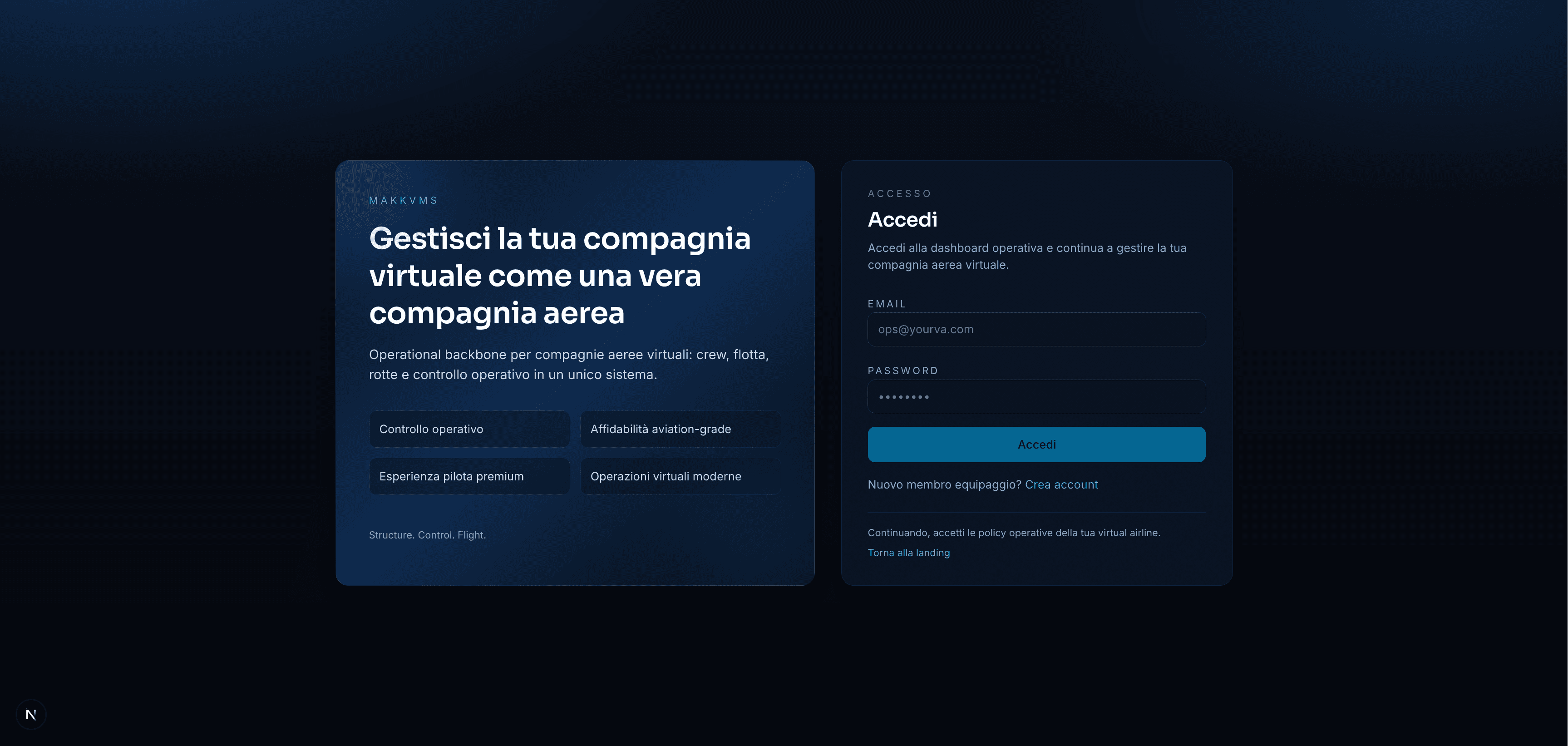 MakkVMS Control screenshot